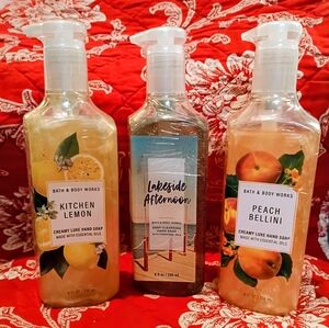Bath & Body Works Bundle of 3 Rare Hand Soaps New & sealed